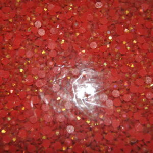 10 Gross Pack (1,440) SS16 Red AB Resin Rhinestone (Hotfix)