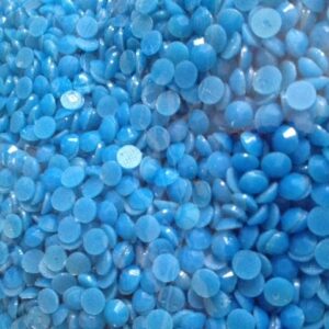10 Gross Pack SS20 Ocean Blue Resin Rhinestone (Hotfix)