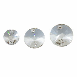 Crystal Round Rivoli Sew On Stones