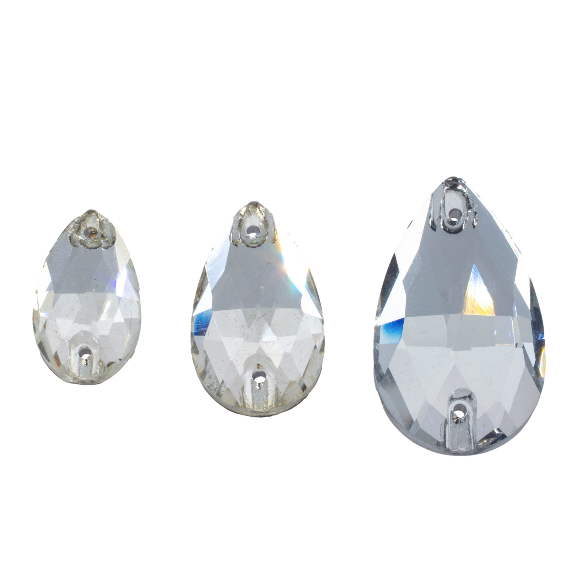 Crystal Teardrop Sew On Stones Sparklz Rhinestones